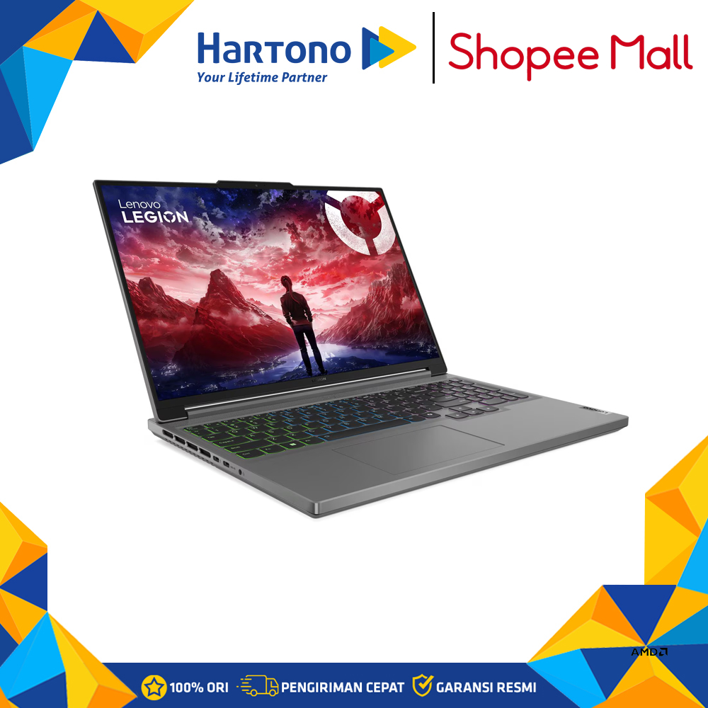 Lenovo Laptop Legion Slim 5 16AHP9 Ryzen 7-8845HS with AI Chip LA1 16GB 512GB W11 OHS