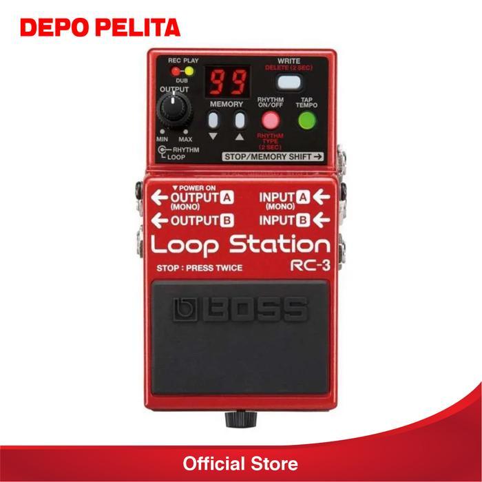 Boss RC 3 Loop Station Pedal Efek Gitar Listrik