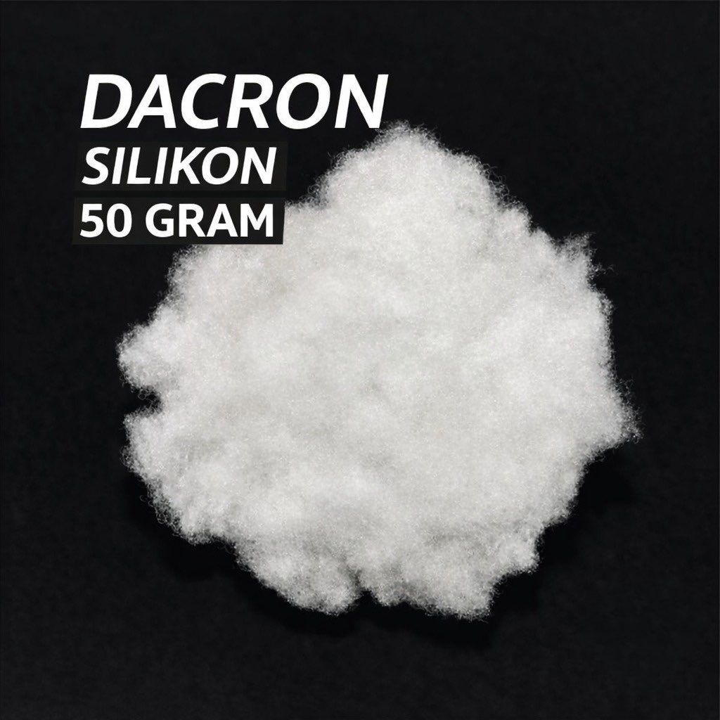 Dakron 50gr utk Isi Boneka/ Dacron Silikon Lembaran 50 gr