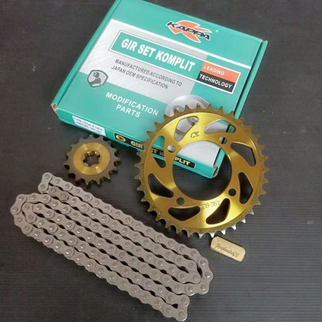 GIR SET GEAR PAKET 15T-35T VEGA R NEW 2006-2007 2008 BAJA BAKARAN KAPPA