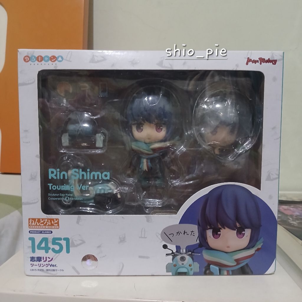 Yuru Camp Shima Rin nendoroid Touring ver 1451 original BIB