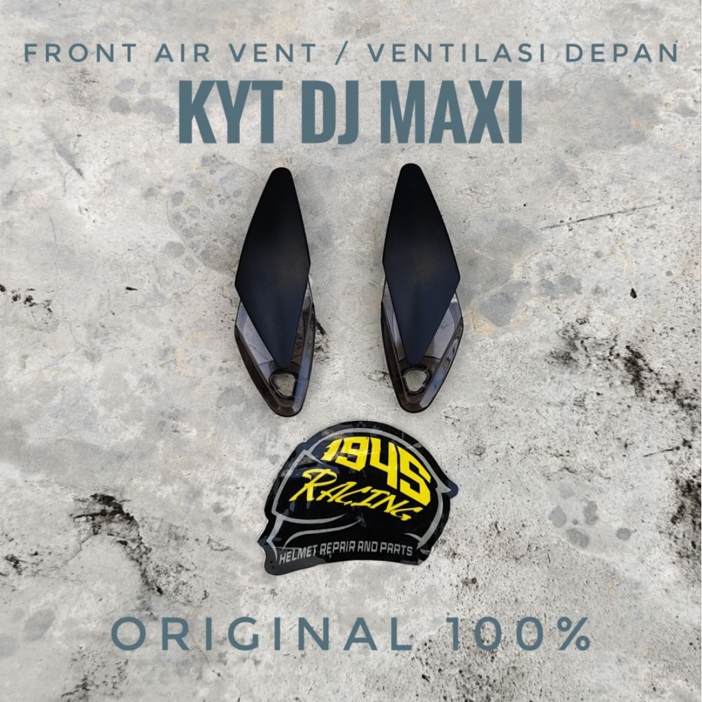 Front Air Vent KYT DJ Maxi original 100% / vebtilasi helm kyt dj maxi original 100%