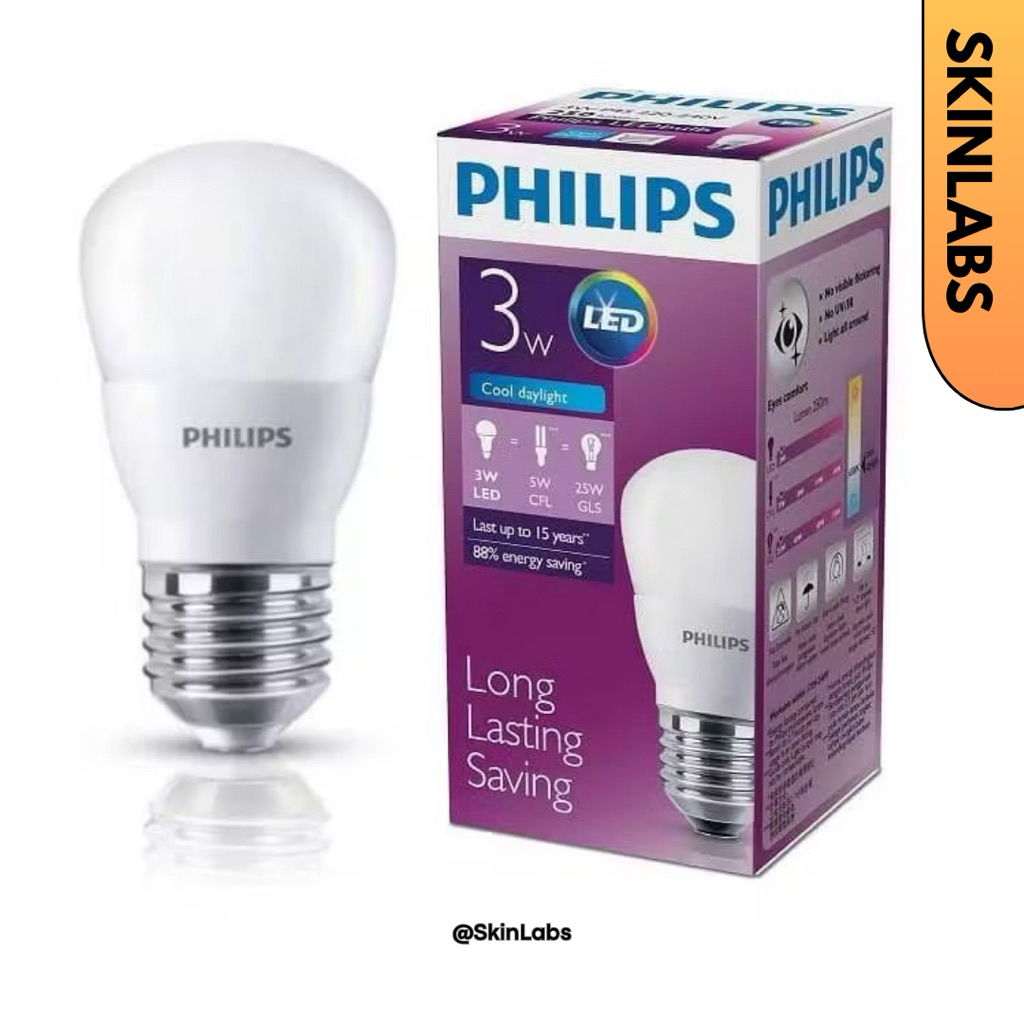Philips LED Lampu 3Watt SkinLabs