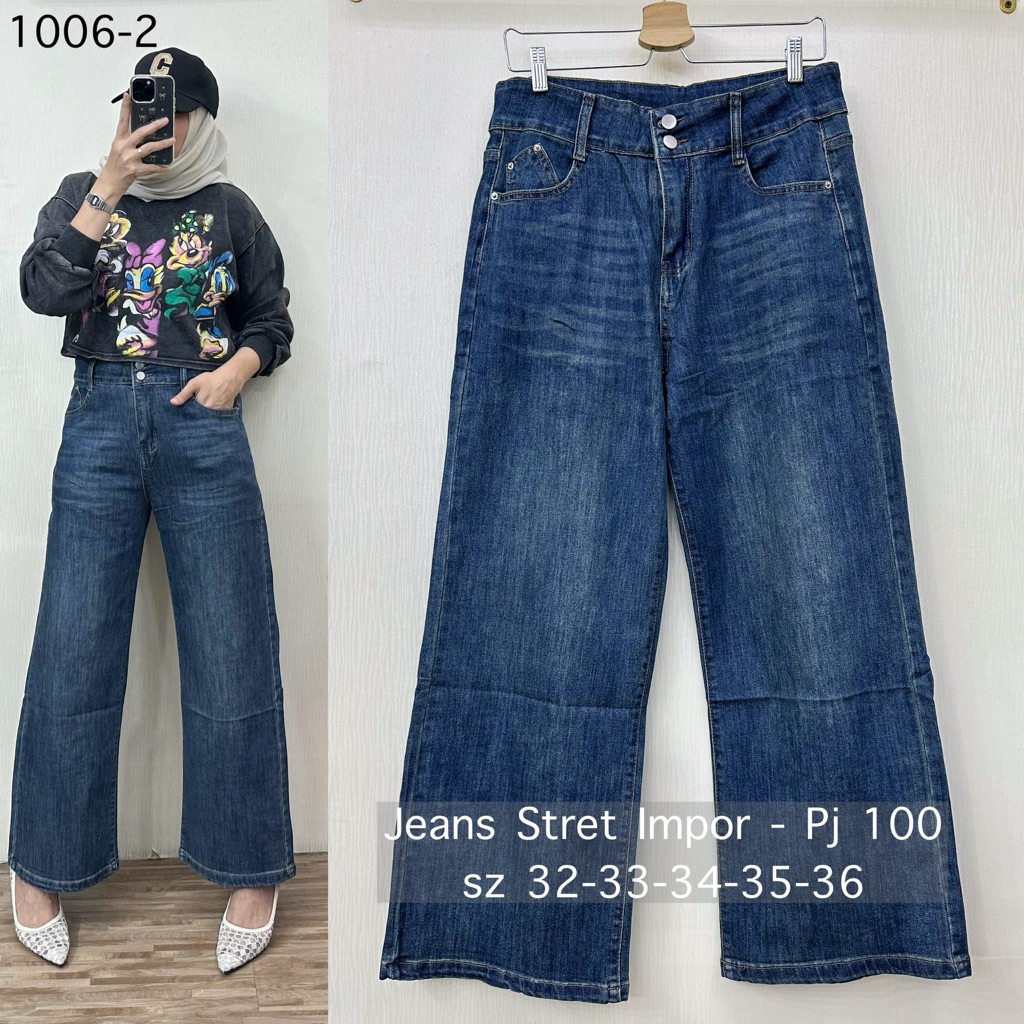 1006-2 celana London girl Stret impor premium