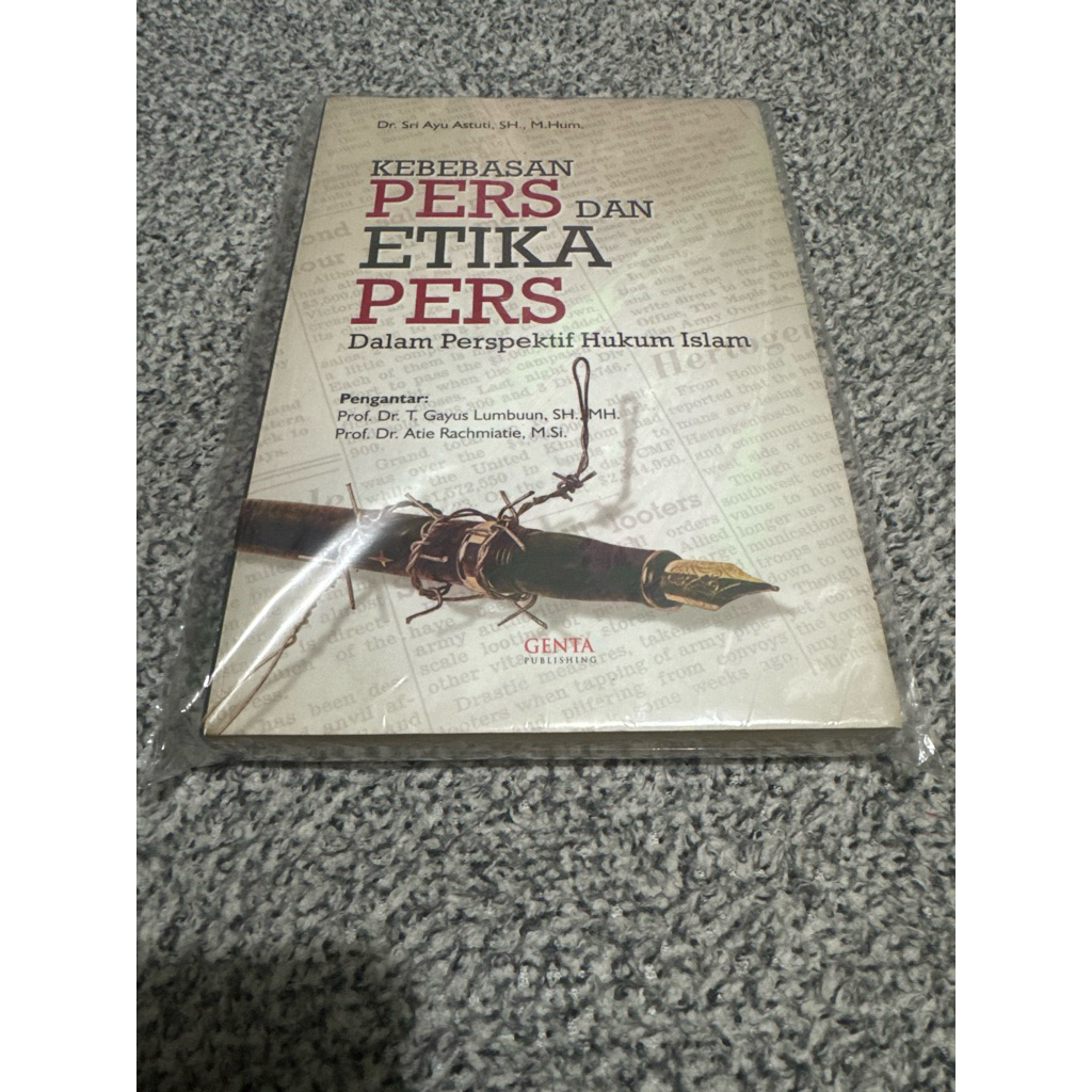 buku kebebasan pers dan etika pers