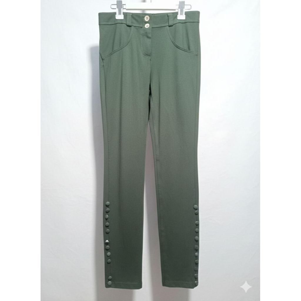 Fred*y Wr up Legging Slim Olive green celana panjang branded wanita