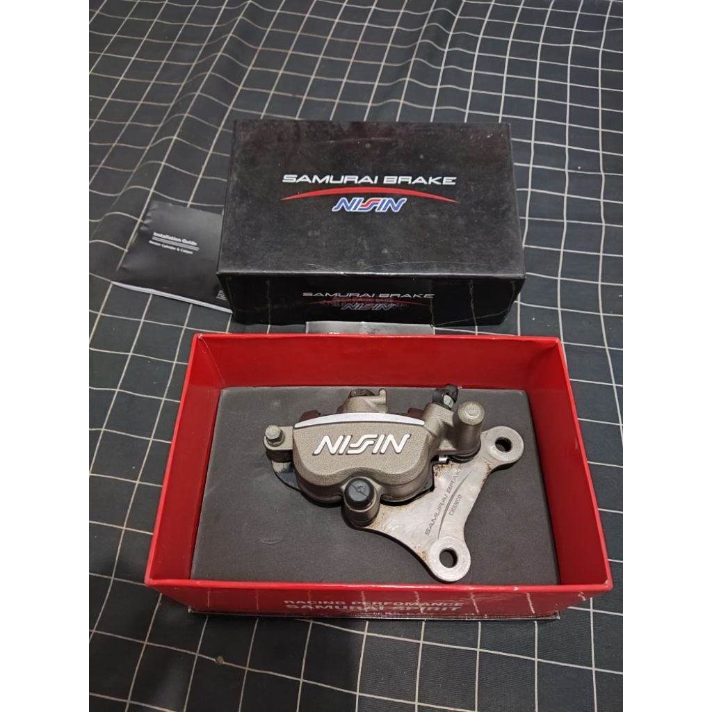 Kaliper Rem Depan Nissin Samurai 2 Piston aerox nmax Lexi second