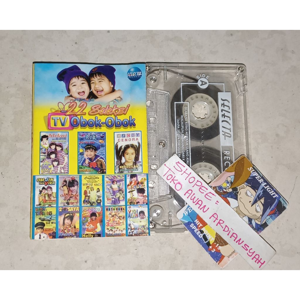 kaset pita joshua 22 seleksi tv obok obok (cover ada robek dikit, liat semua foto)