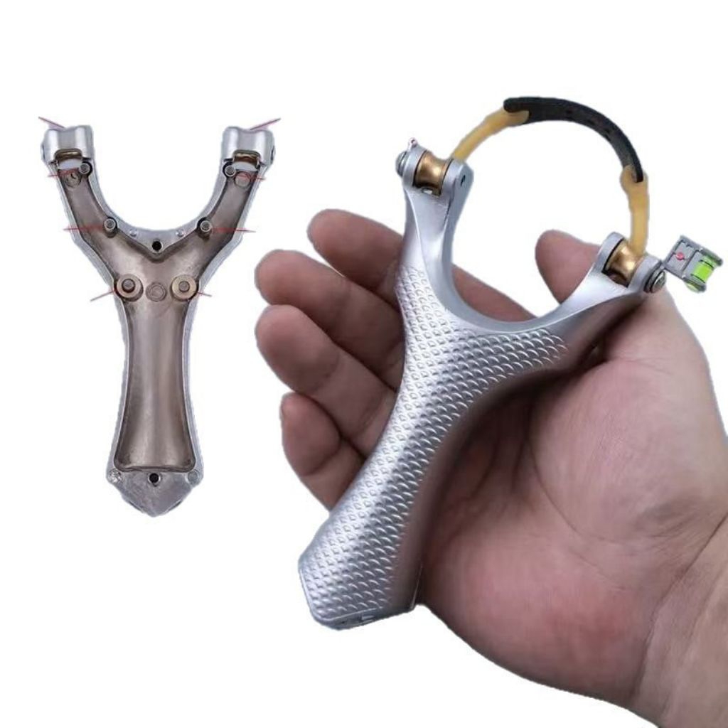 ketapel slingshot modern dengan 8 roll with rubber tube