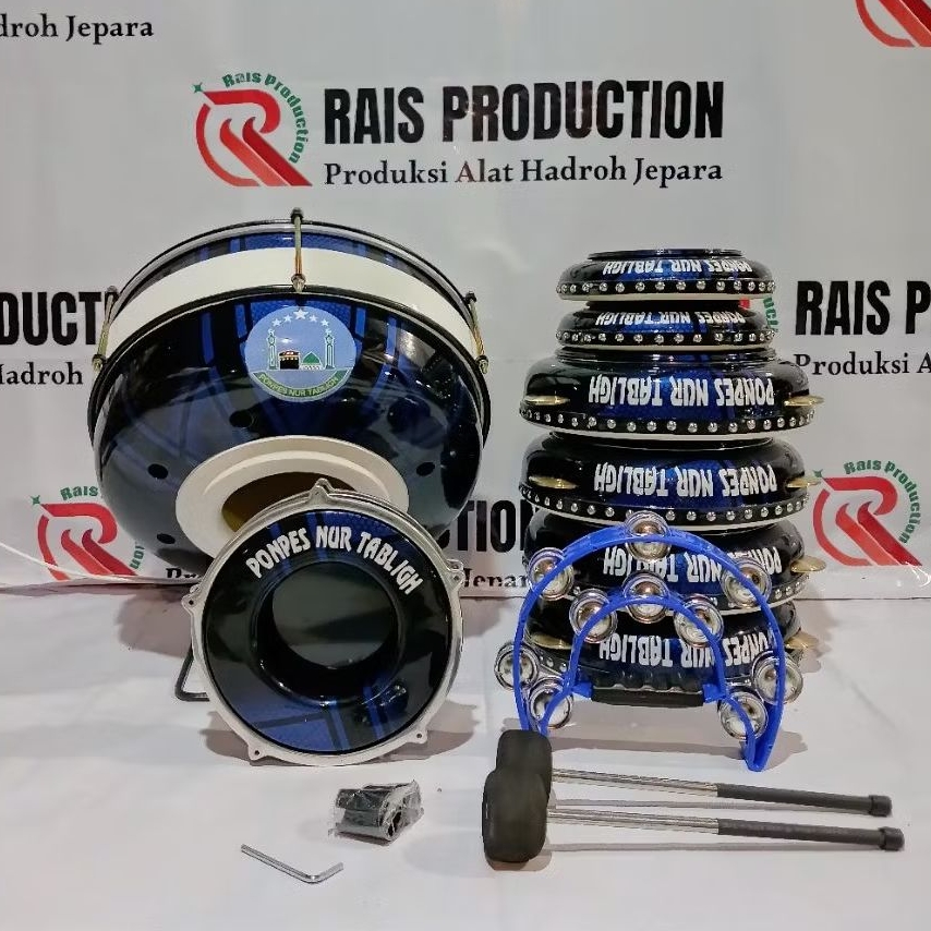 (COD) Alat Hadroh Jepara Minimalis / Set Hadroh Jepara / Rebana Jepara Premium/ Hadroh Jepara murah 