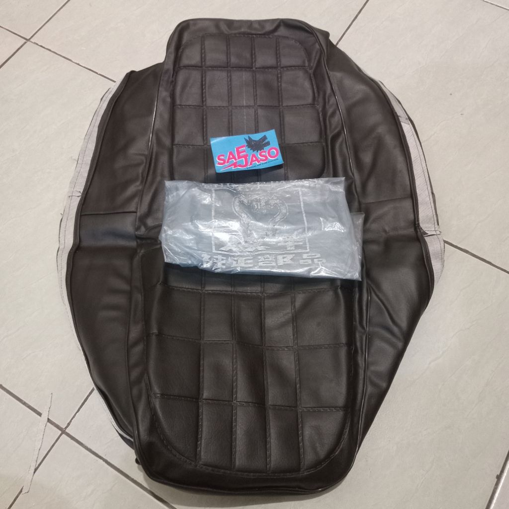 sarung kulit jok yamaha rxk rx125 gajah nos