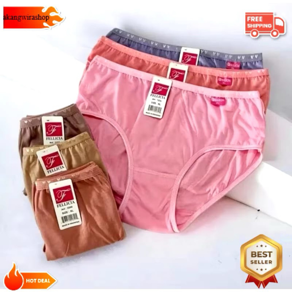 [Grosir Cd 12pcs] CD Ratu size jumbo L XL XXL