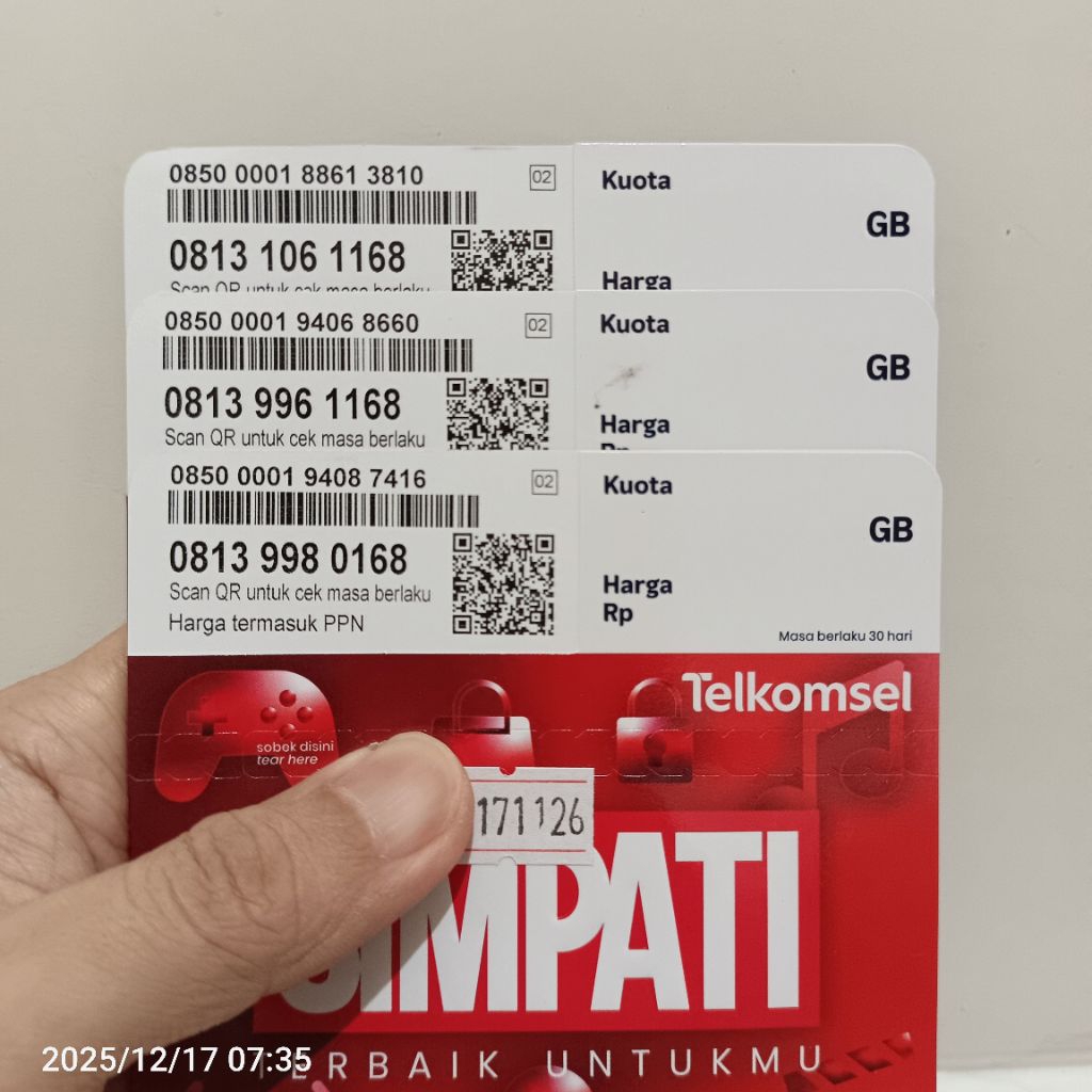 NOMOR CANTIK SIMPATI 11 DIGIT 168