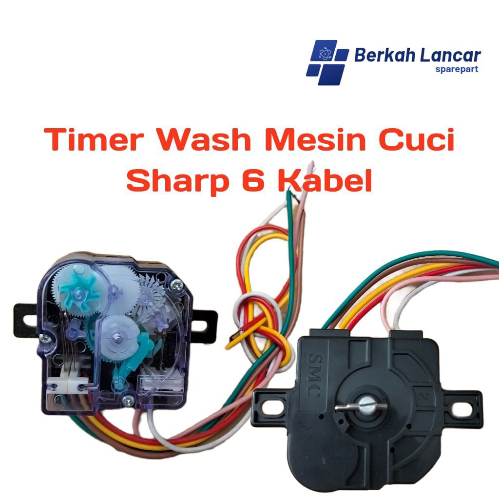 timer wash mesin cuci Sharp 6 kabel