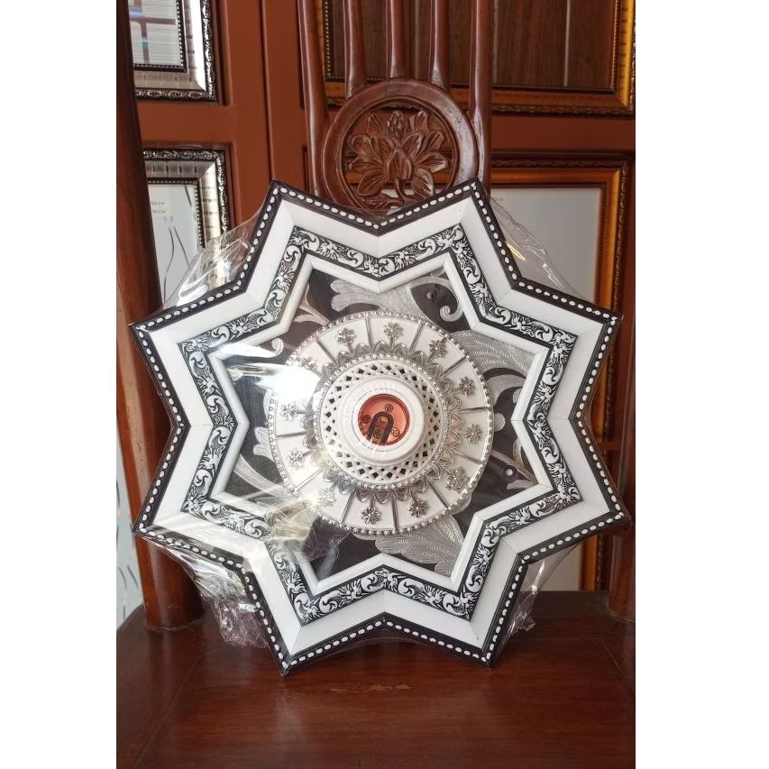 ORNAMEN LAMPU PVC / ORNAMEN PLAFON PVC / B30-14 / FITTING LAMPU / ORNAMEN LAMPU / ORNAMEN LAMPU MODE