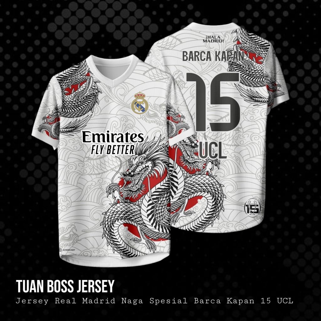 JERSEY MADDRIDD NAGA SPESIAL BARCA KAPAN 15 UCL