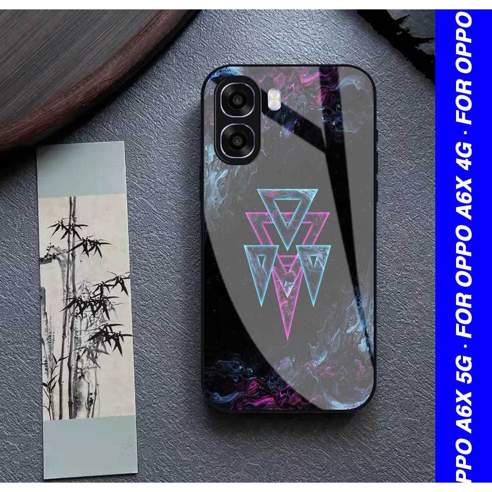 Softcase Kaca OPPO A6X - Casing HP OPPO A6X Terbaru [M371] Casing OP - Motif Keren Aestetik- kesing 