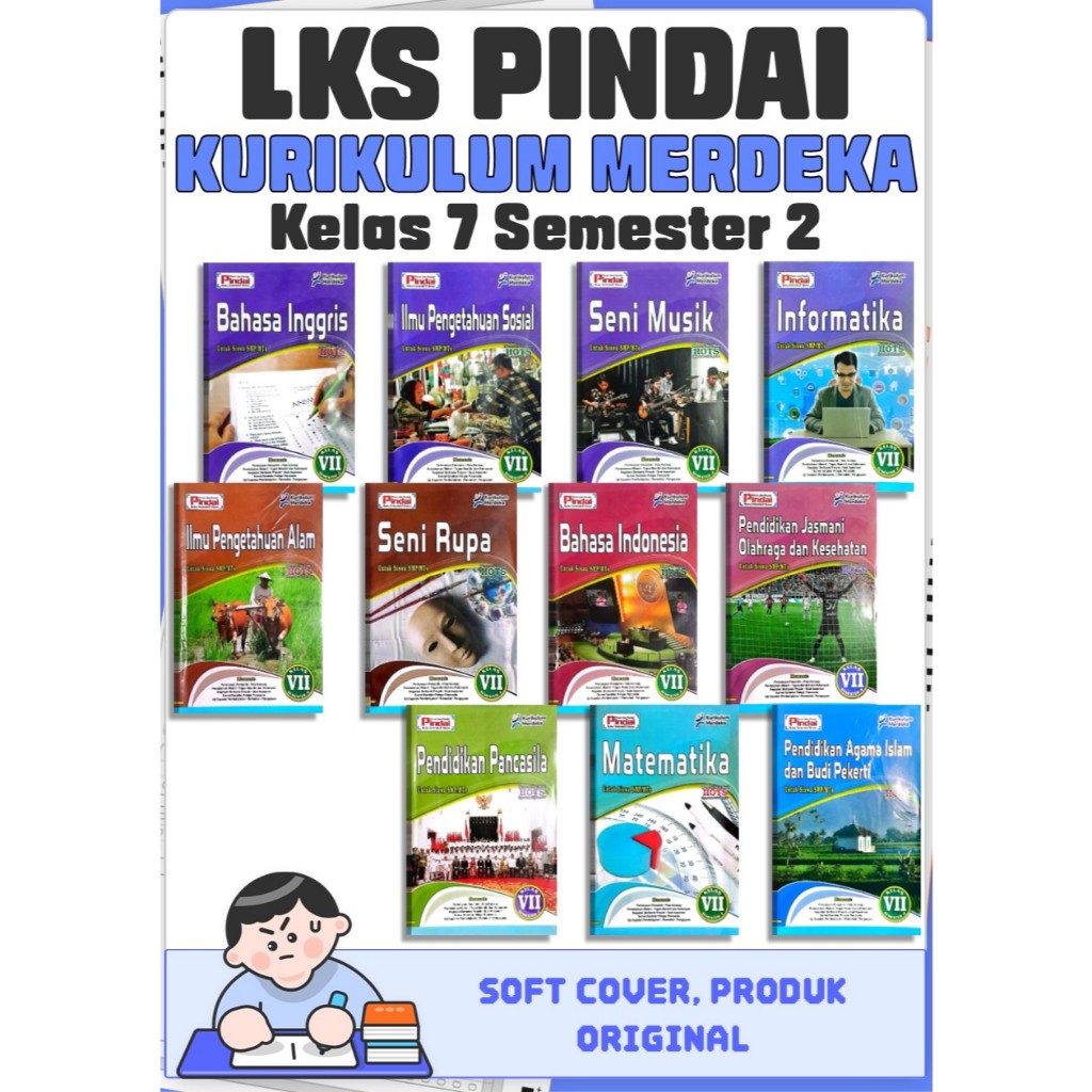 LKS PINDAI Kelas 7 Semester 2 Kurikulum Merdeka (Arya Duta)