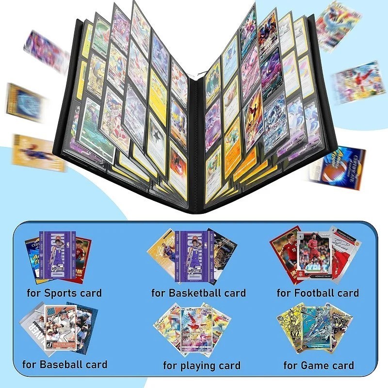 Binder Card Album Jaring 9 Kotak 360/540Slot Kartu Toploader Binder Card Album Binder Binder