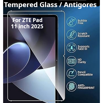 antigores ZTE Pad 11"inch 2025 / tempered glass ZTE Pad / anti gores ZTE Pad / ZTE Pad / tablet ZTE 