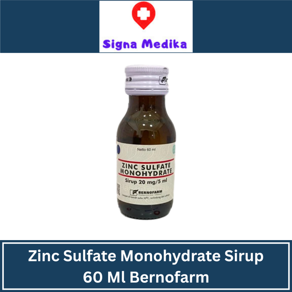 Zinc Sulfate Monohydrate Sirup 60ml Bernofarm - Obat Diare Anak