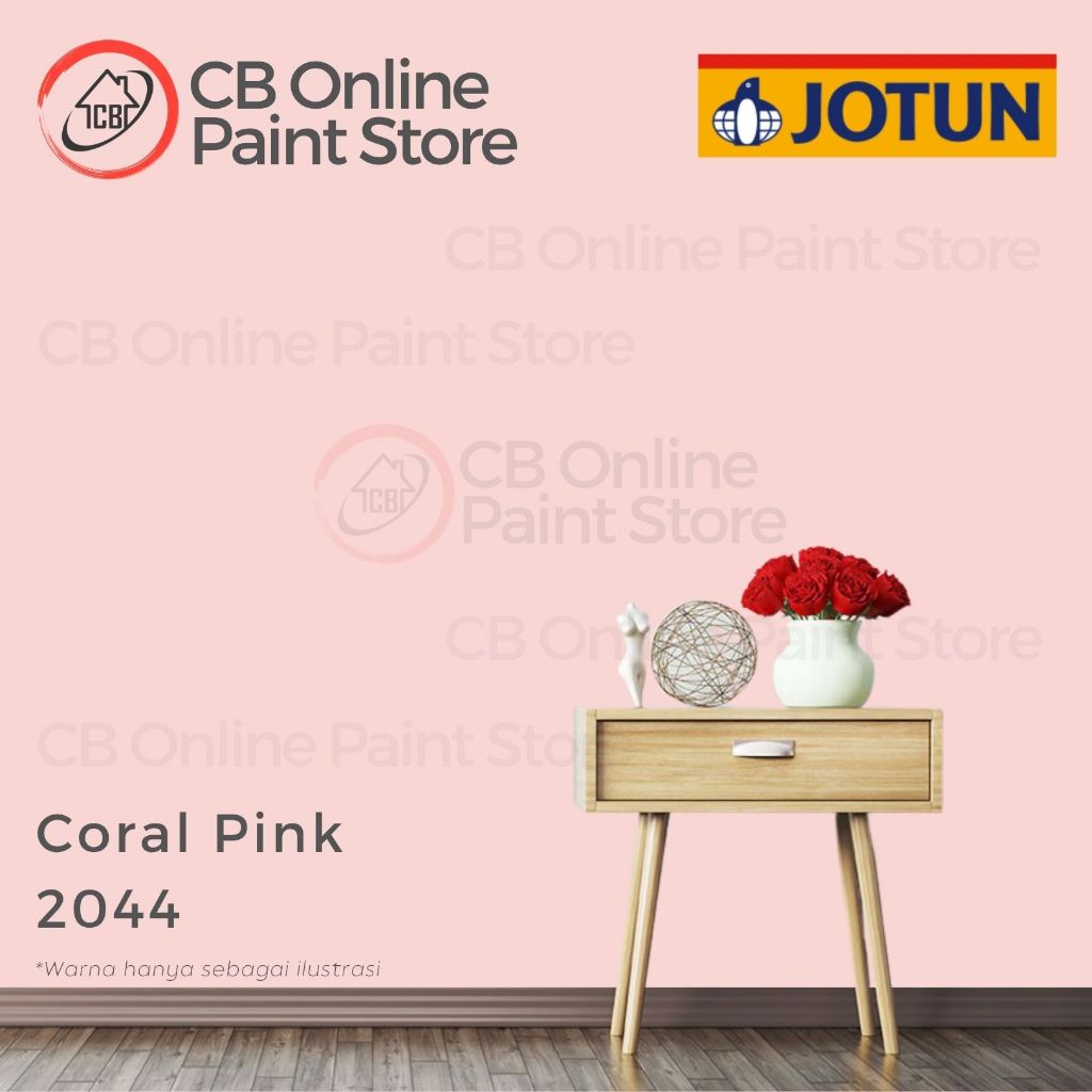 CAT TEMBOK JOTUN - CORAL PINK 2044 - GALON