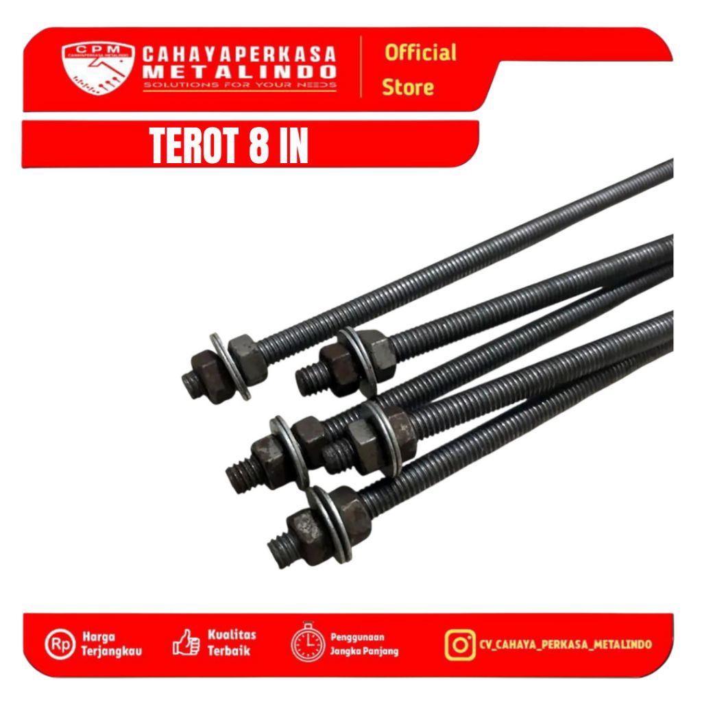 Terot / Besi as terot / Aluminium besi