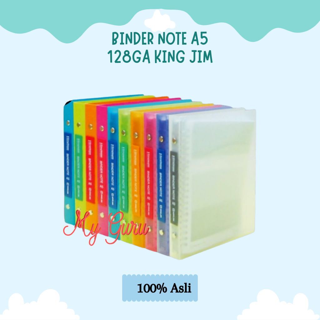 [PCS] BINDER NOTE A5 KING JIM 128GA 50 LEMBAR