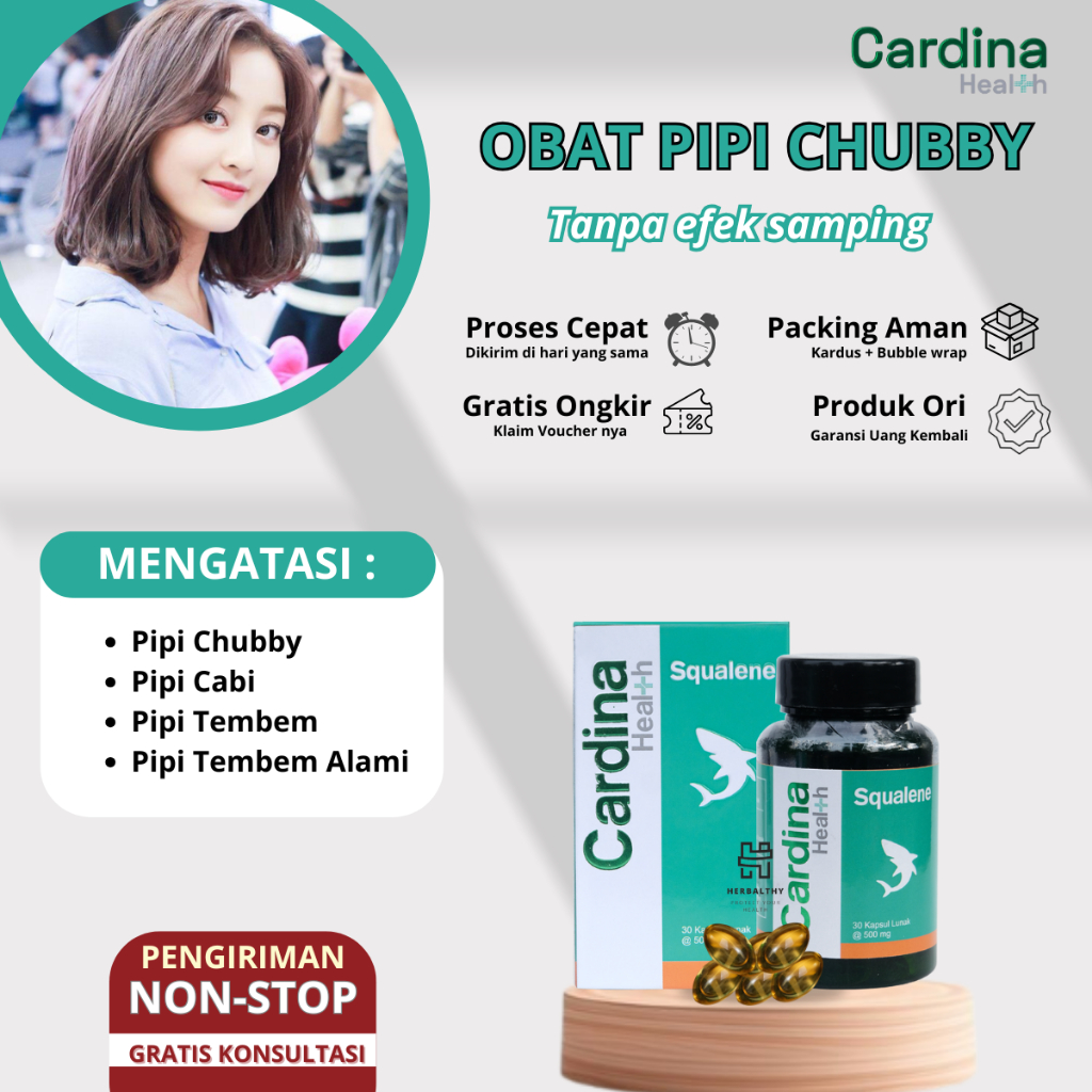 Obat Agar Pipi Gemoy Berisi, Pipi Tembem, Pipi Chubby, Obat Penggemuk Pipi, Herbal Penggemuk Pipi, O
