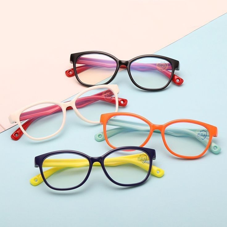 Kacamata Anti Radiasi Anak , Ringan & Fleksibel untuk Usia 3-9 Tahun