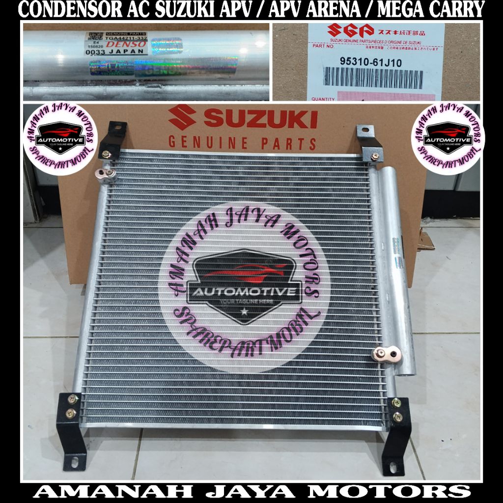 CONDENSOR AC KONDENSOR AC KONDENSOR AC SUZUKI APV / APV ARENA / MEGA CARRY DENSO JAPAN