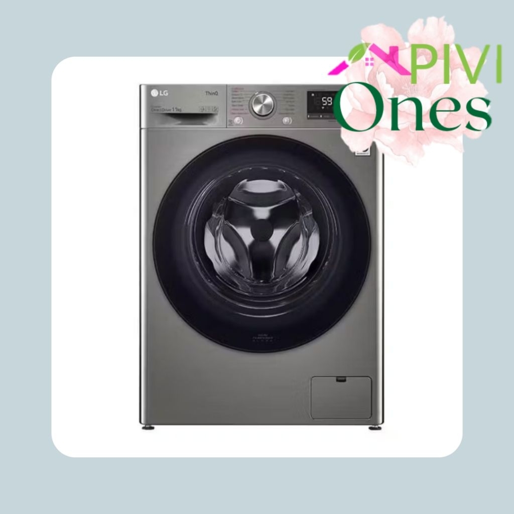 Mesin Cuci LG FV1411S4PN Front Loading 11kg Garansi Resmi