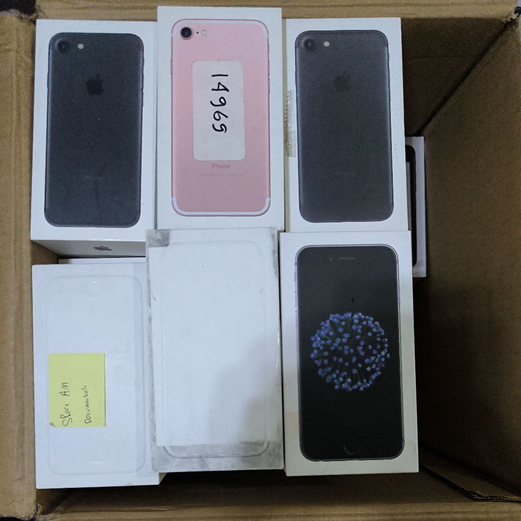 BOX IPHONE 7 & IPHONE 6 SECOND ORIGINAL