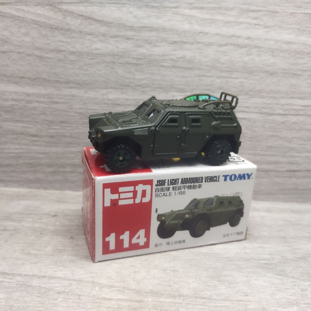 tomica tomy biru no 114 jsdf light armoured vehicle