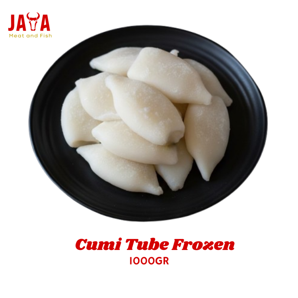 Cumi Tube Kupas Bersih Segar Beku 1 Kg | Cumi Bersih Frozen 1 Kg