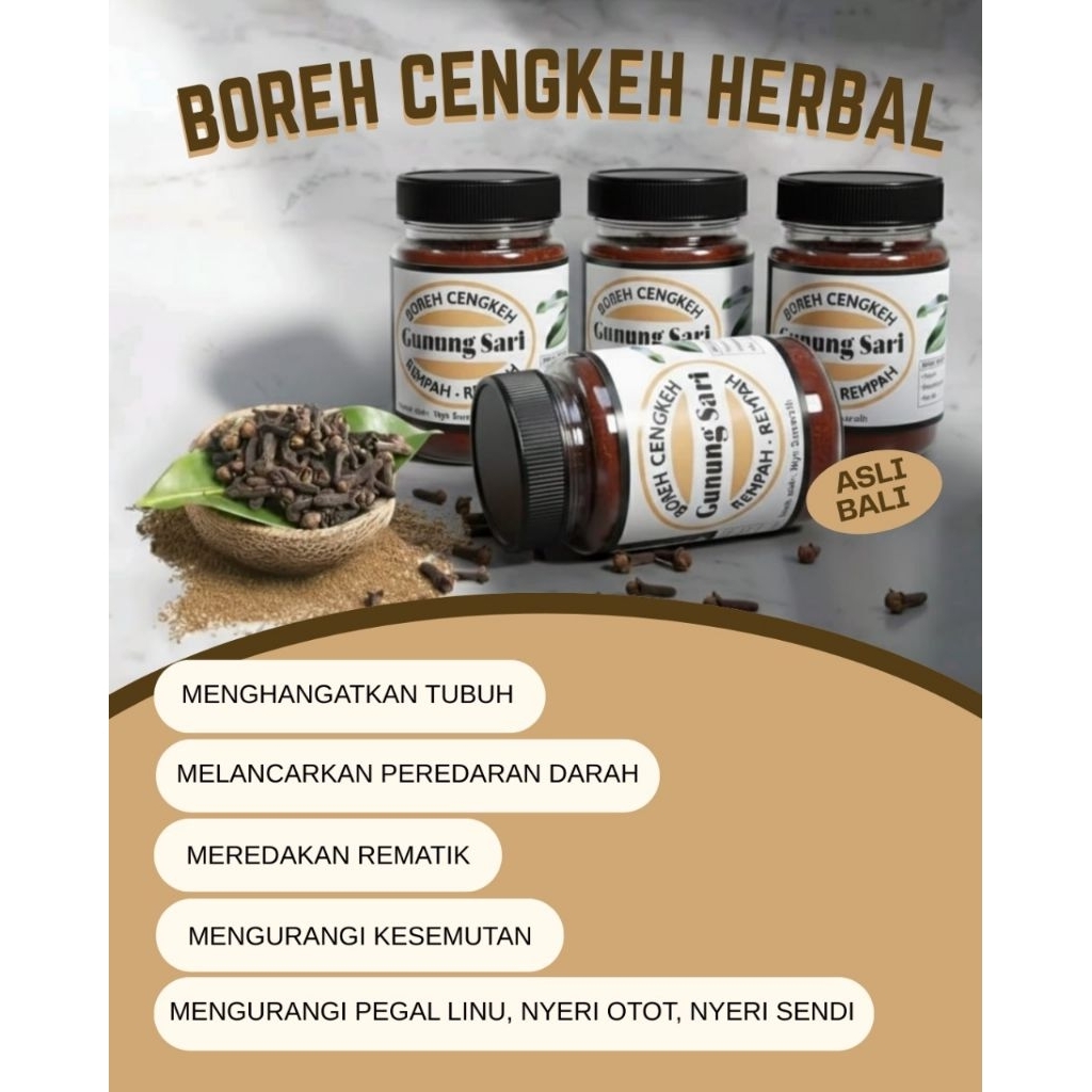 Boreh Cengkeh rempah rempah asli Bali