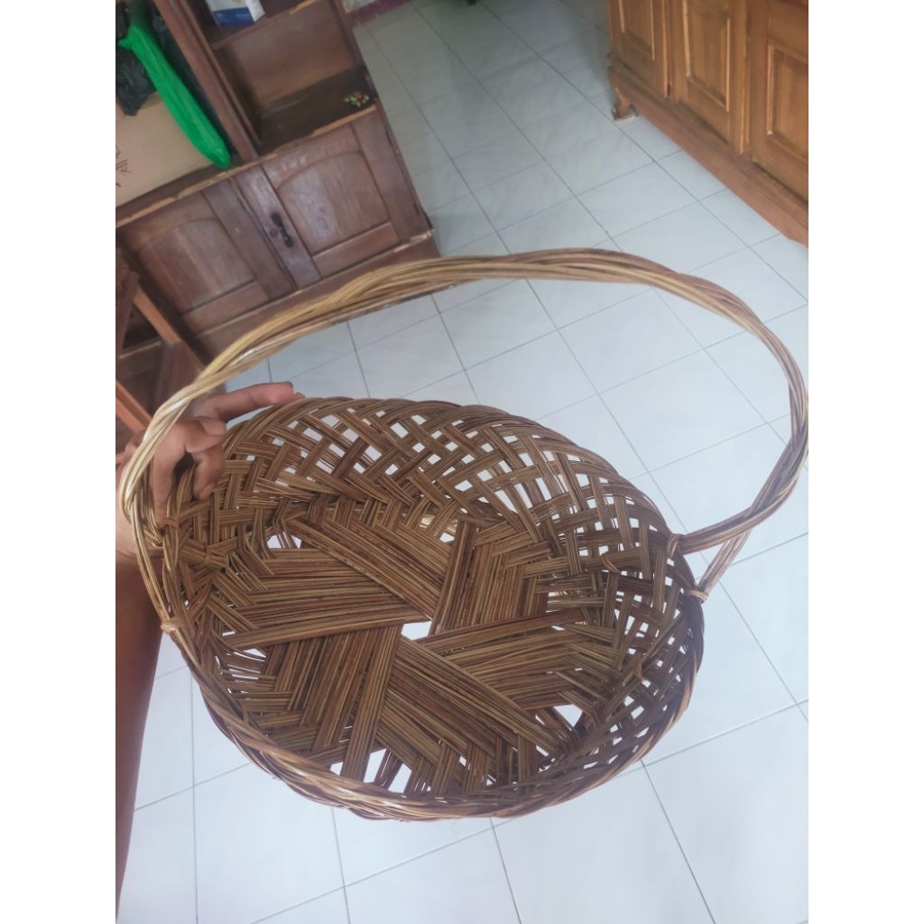 parcel jumbo/ kranjang buah kranjang bumbu jumbo anyaman