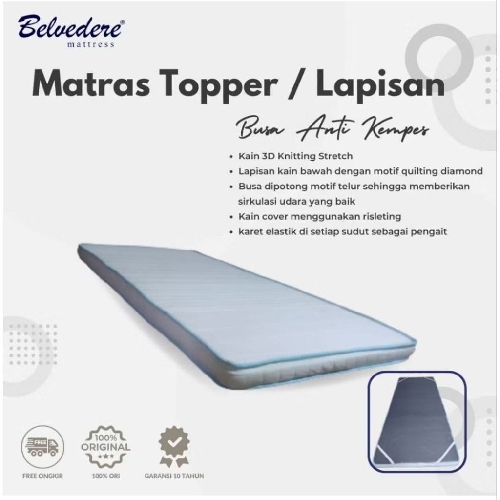 Matras Topper Kasur termurah | Lapisan Kasur - Kasur Busa | Kasur Lantai | Kasur Topper Matras