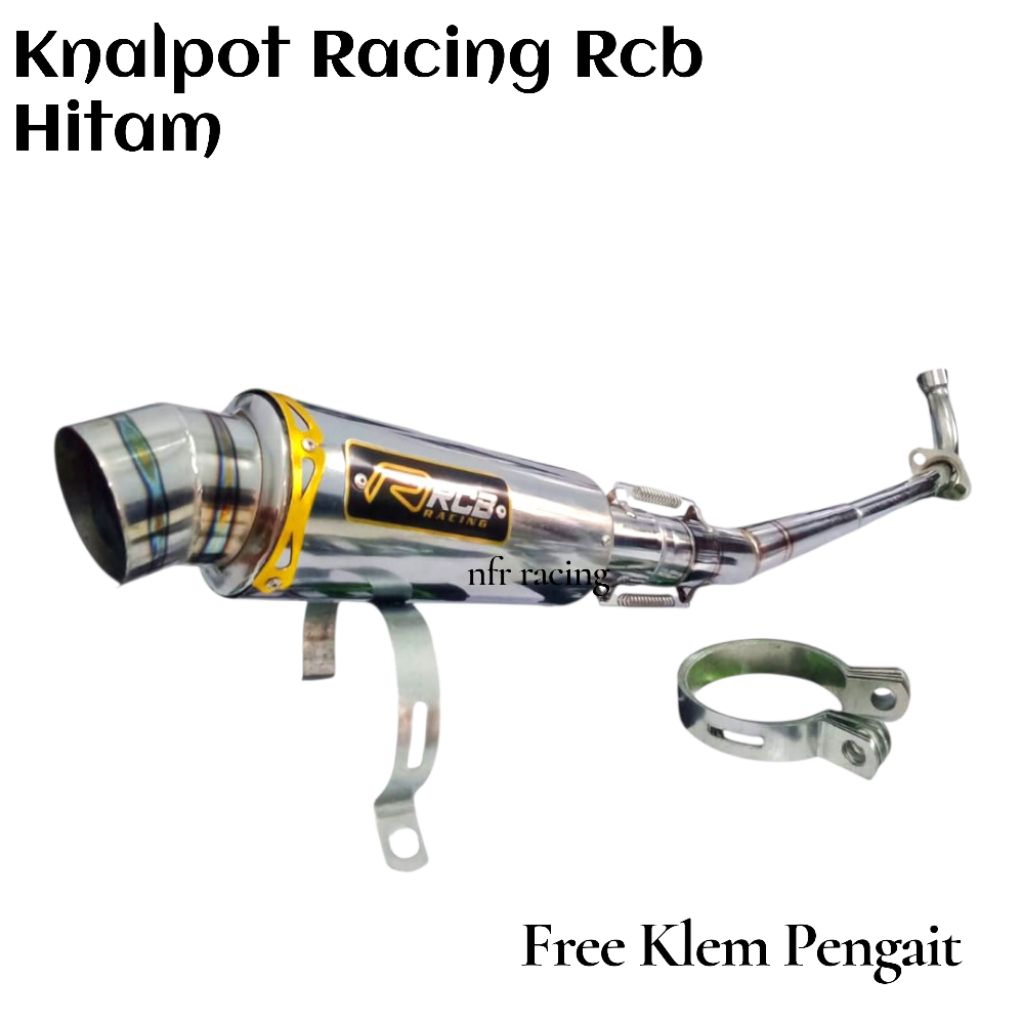 Knalpot Racing RCB Supra Jupiter Revo Karisma Blade Astrea Grand Kaze Vega