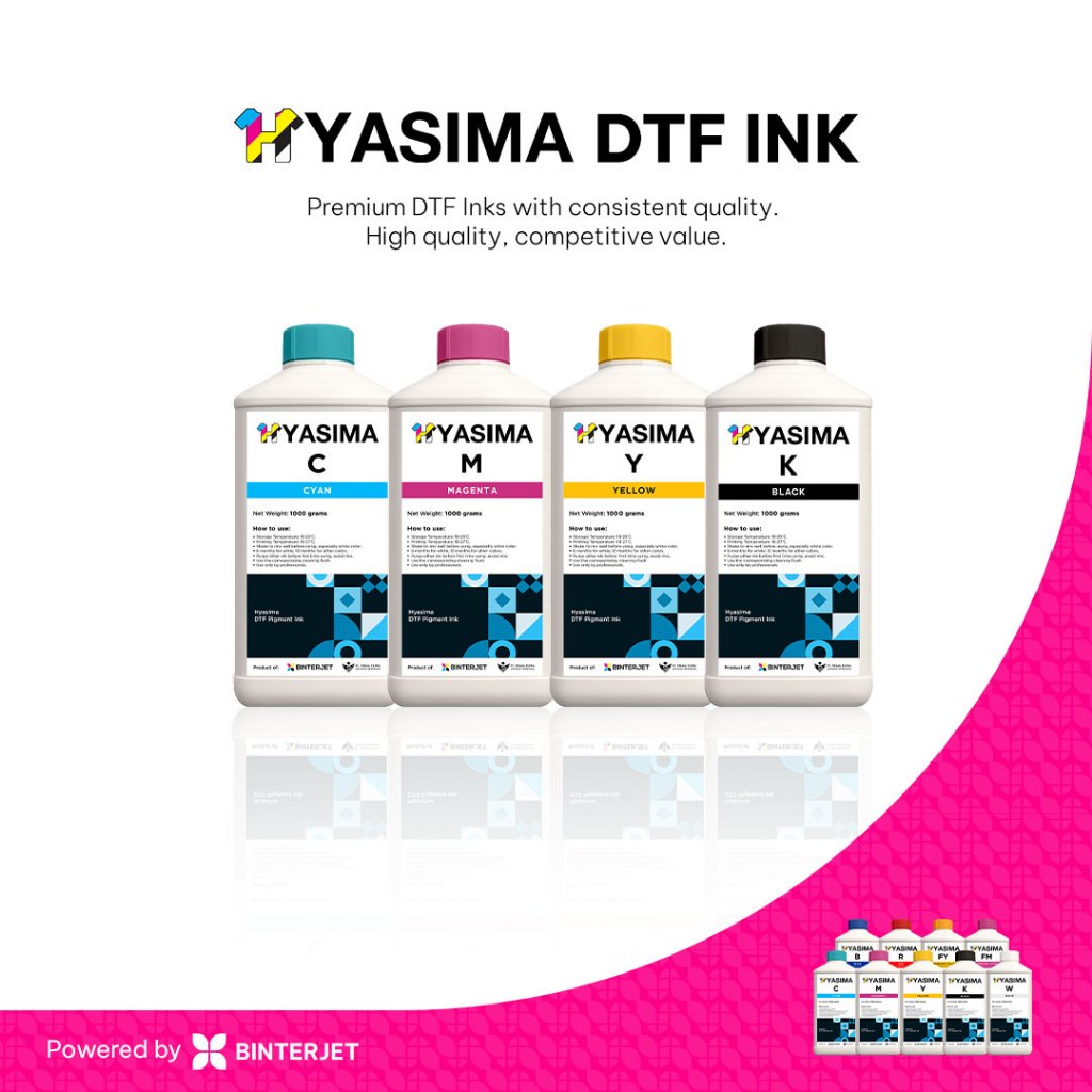 HYASIMA DTF INK CMYK 1000ml