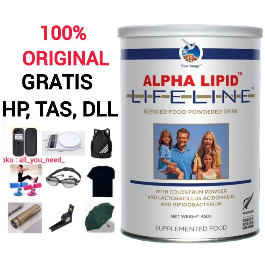 Susu Lifeline Alpha Lipid Colostrum syaraf kejepit Gratis Ongkir original