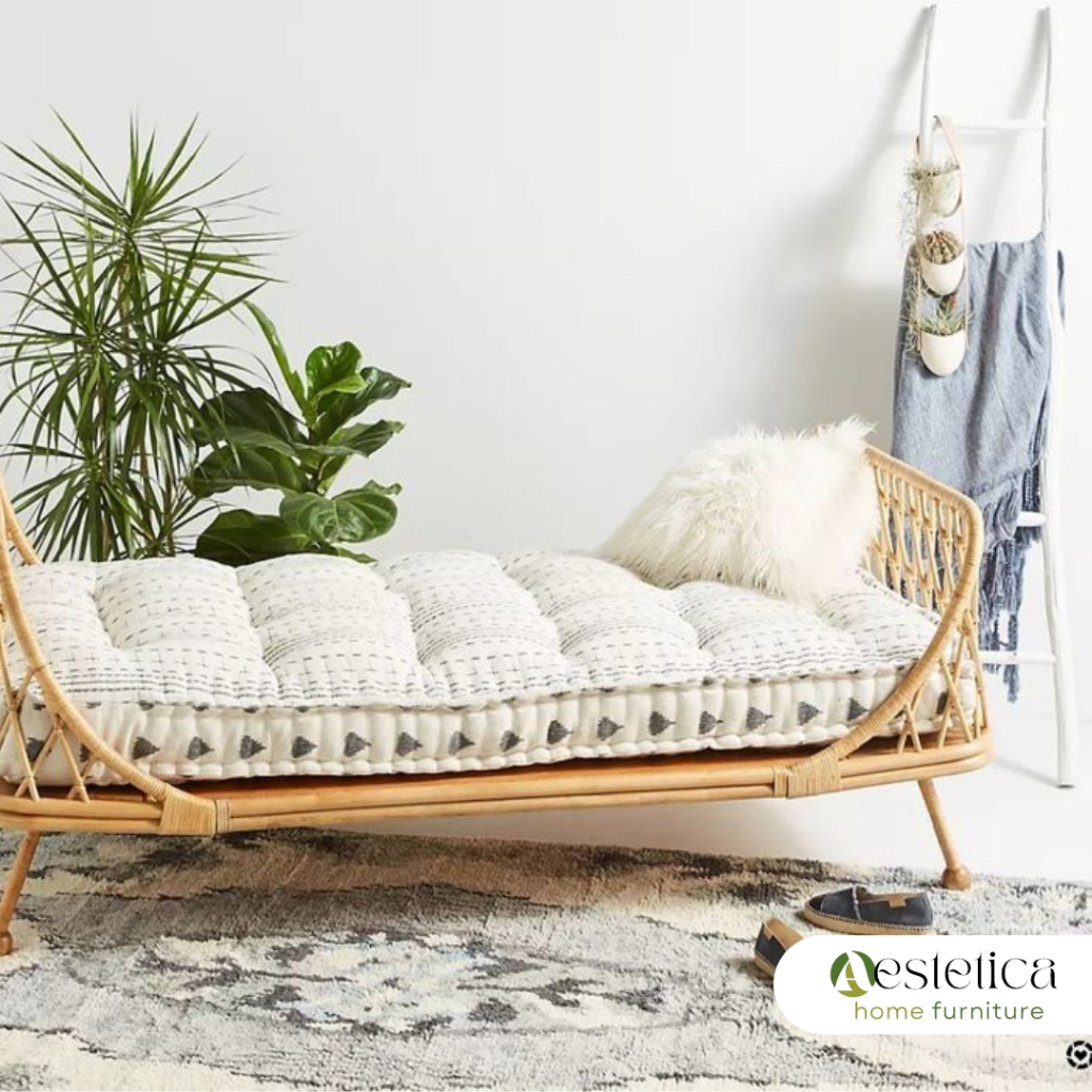 PARI DAYBED/ NATURAL RATTAN DAYBED / DAYBED ROTAN / TEMPAT TIDUR ANAK ROTAN  By Aestetica Furniture