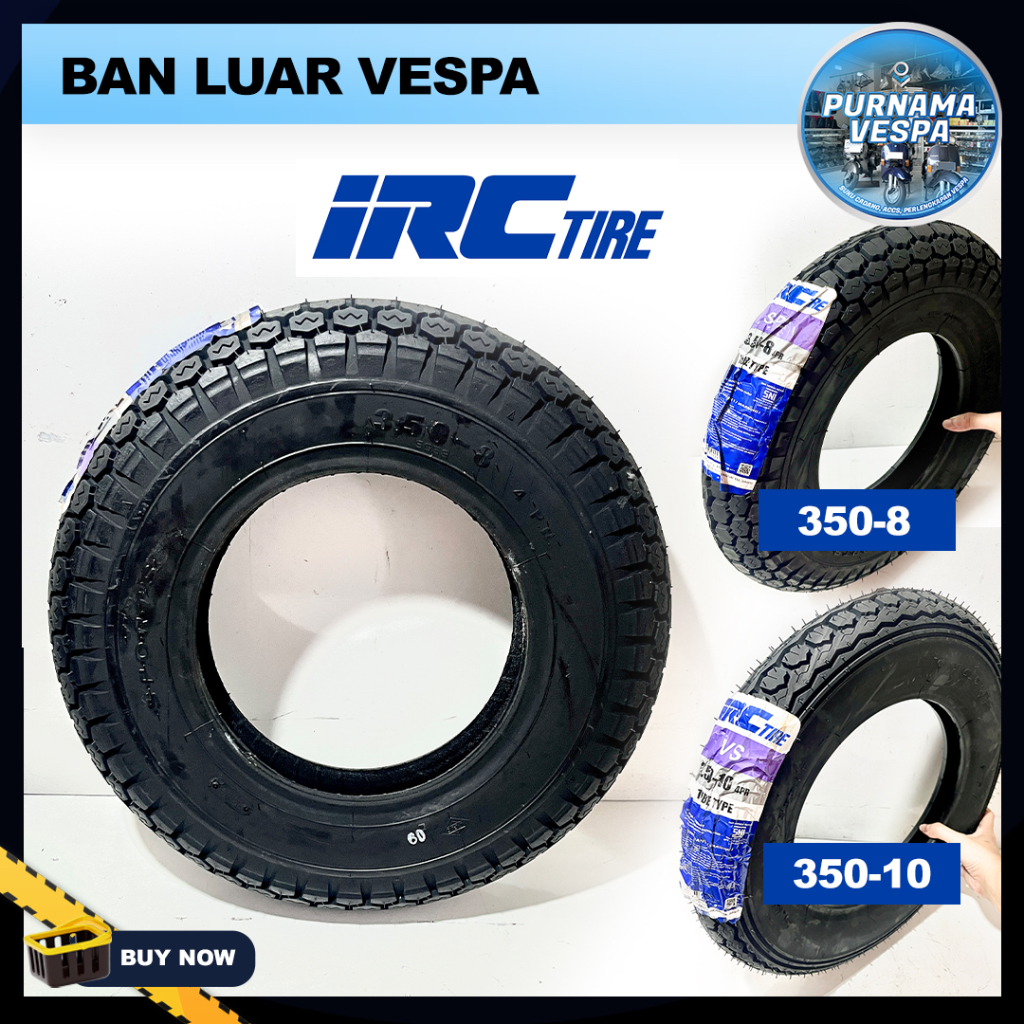 IRC Ban Luar Vespa 350-10, 350-8