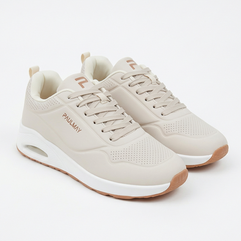 PAULMAY - Sepatu Sneakers Uno Series Beige