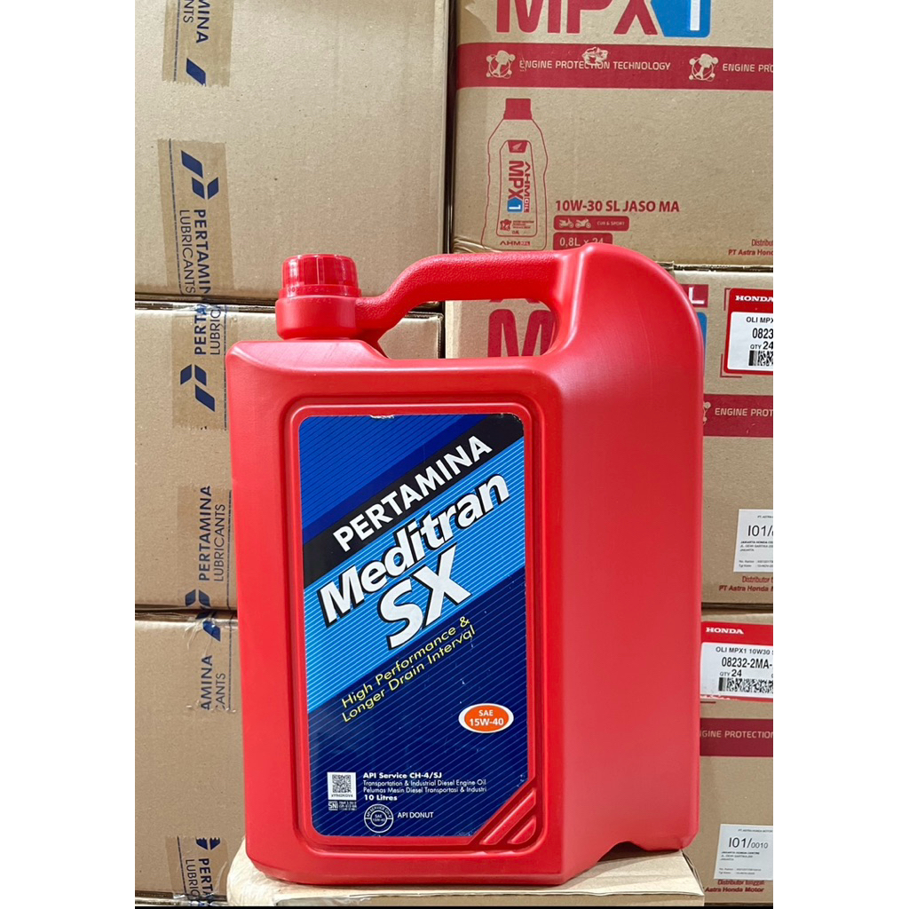 OLI MESIN MEDITRAN SX DIESEL SAE 15W-40 10LTR