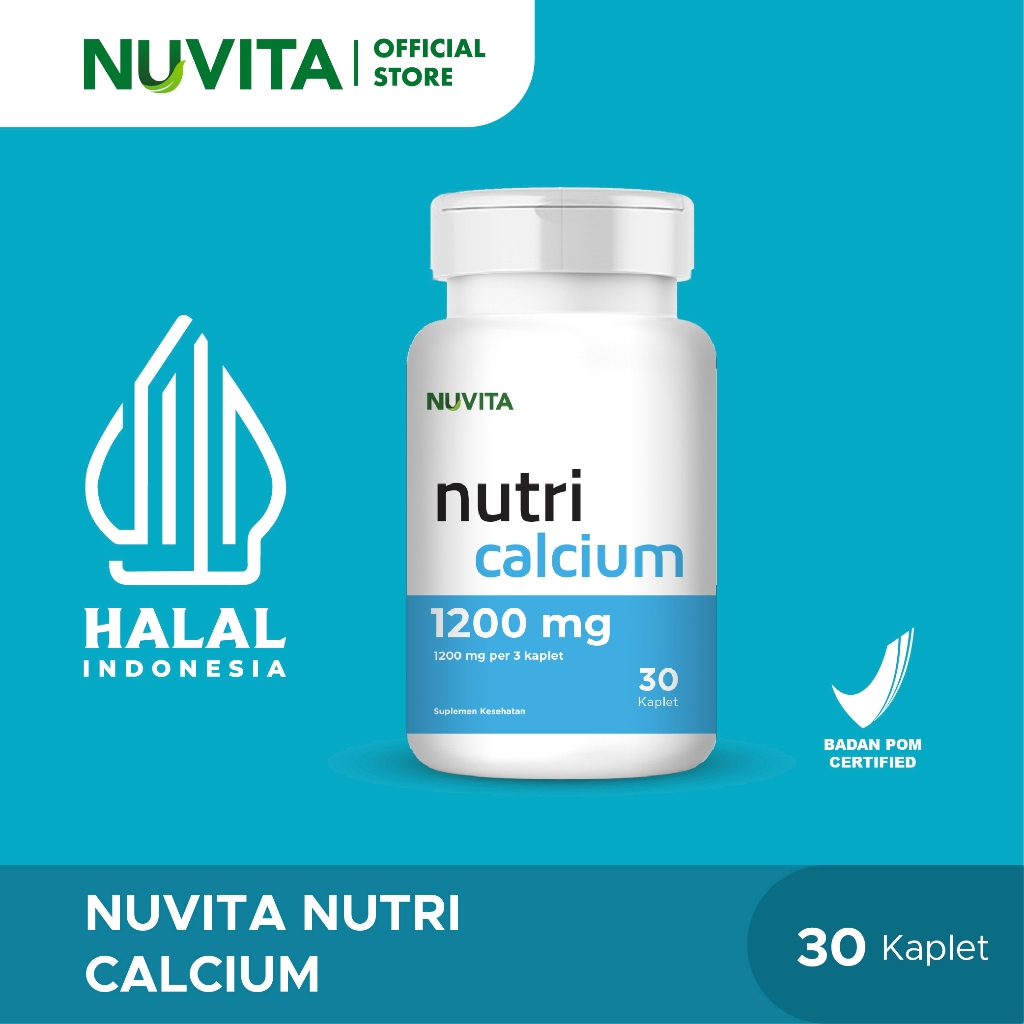 Nuvita Nutri Calcium 1200mg - 30 Kaplet