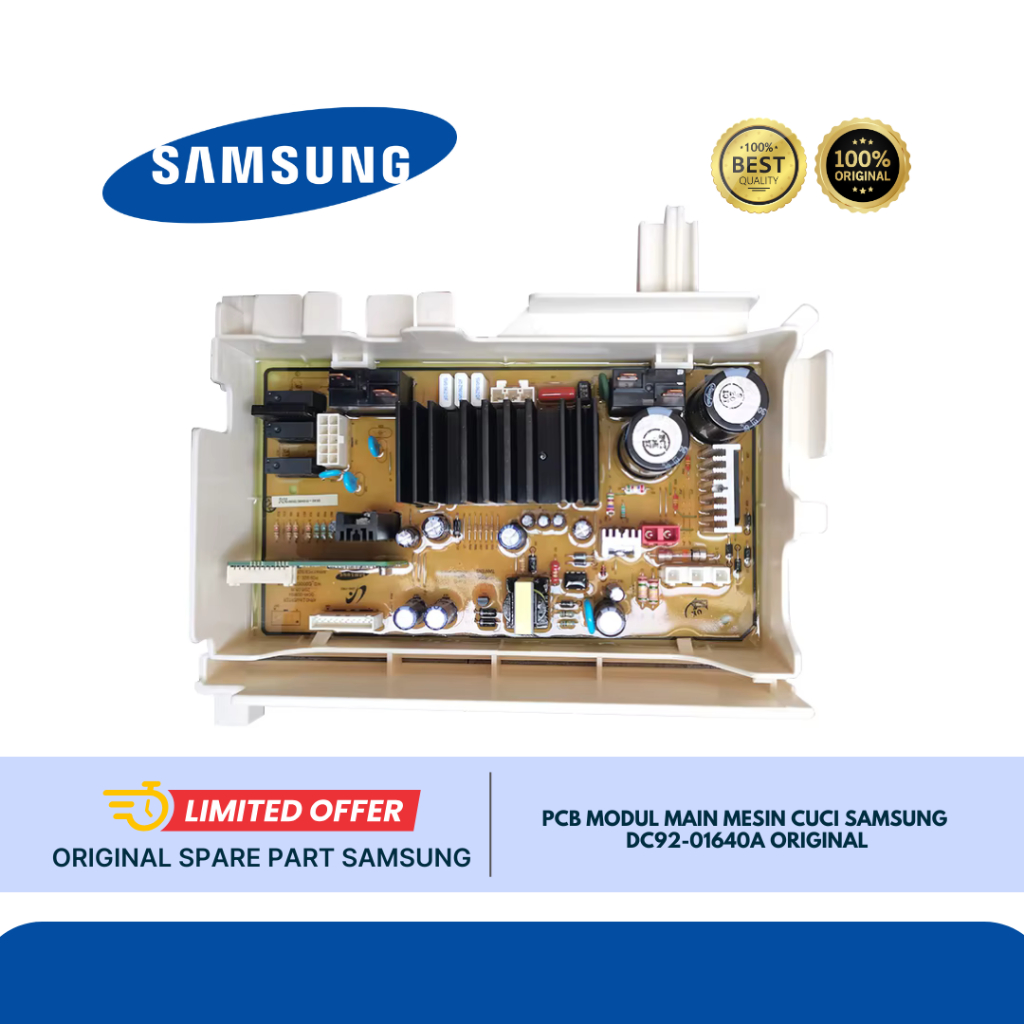 PCB MODUL MAIN MESIN CUCI SAMSUNG WW65H5200EW DC92-01640A ORIGINAL