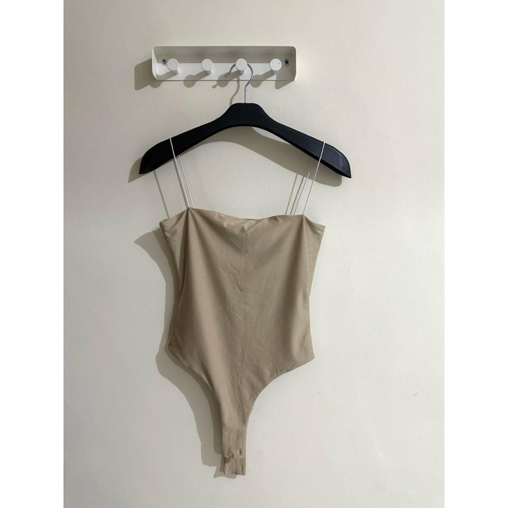 Kurve Cream Bodysuit Barekurve Pasta Tank Bare Kurve Fitted Top Body Suit Tanktop