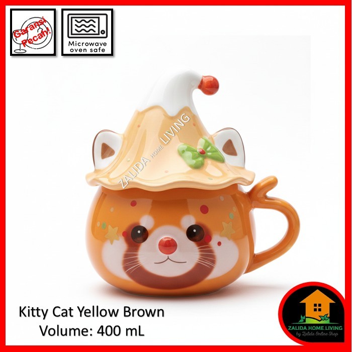 Mug Keramik Cat/Mug Keramik Kucing/Mug Kitty Cat Lucu/ Cup Keramik Lucu/ Cup Keramik Animal/ Mug Ker