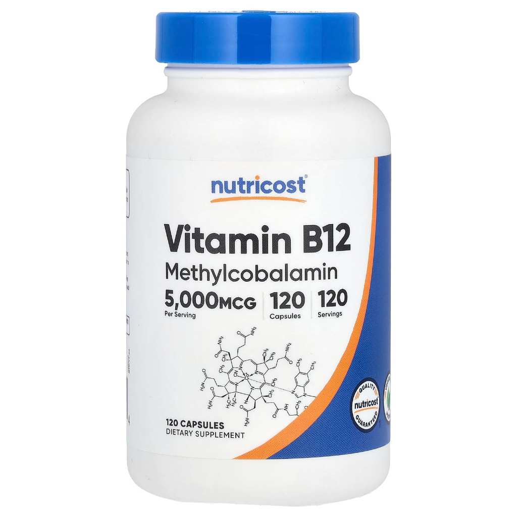 Nutricost Vitamin B12 5000 mcg 120 Capsules